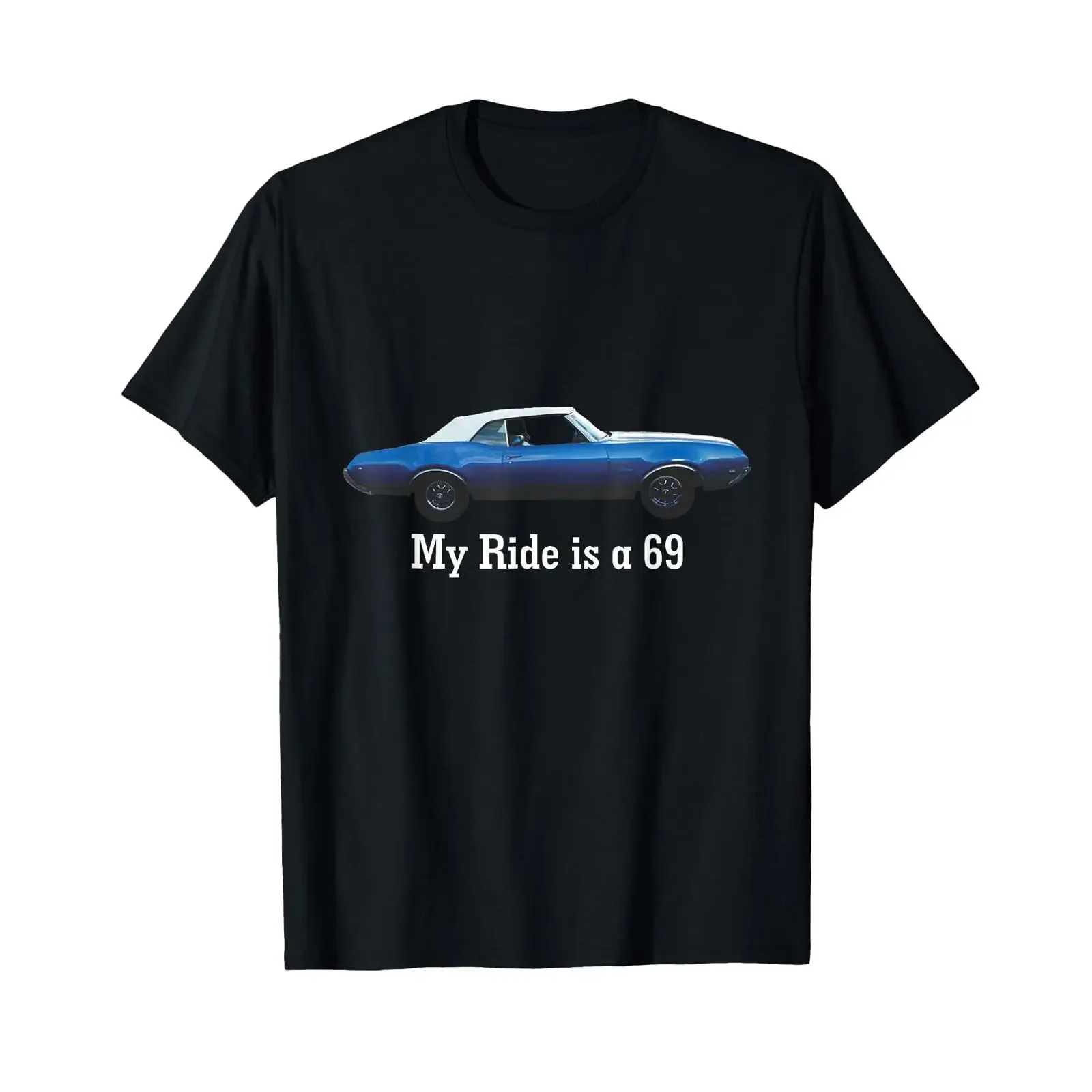 Oldsmobile Cutlass 1969 Convertible Classic car t Shirt vintage Washed designer clothes Soft Breathable graphic Stretched