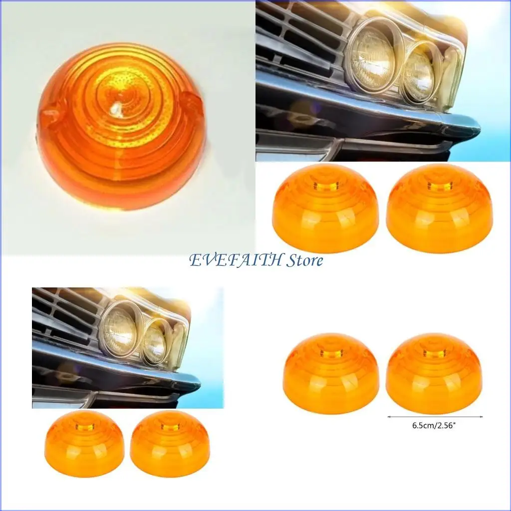 124B Car Repairing Accessories Side Marker Light Lamp Lens for Defender 90 110 589285 Amber Side Lens