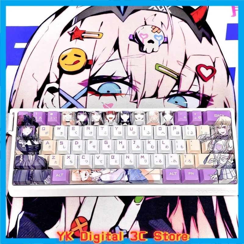 Kitagawa Seameng keycap PBT five-sided hot sublimation and light transmission custom changing doll falls in love DIY high value
