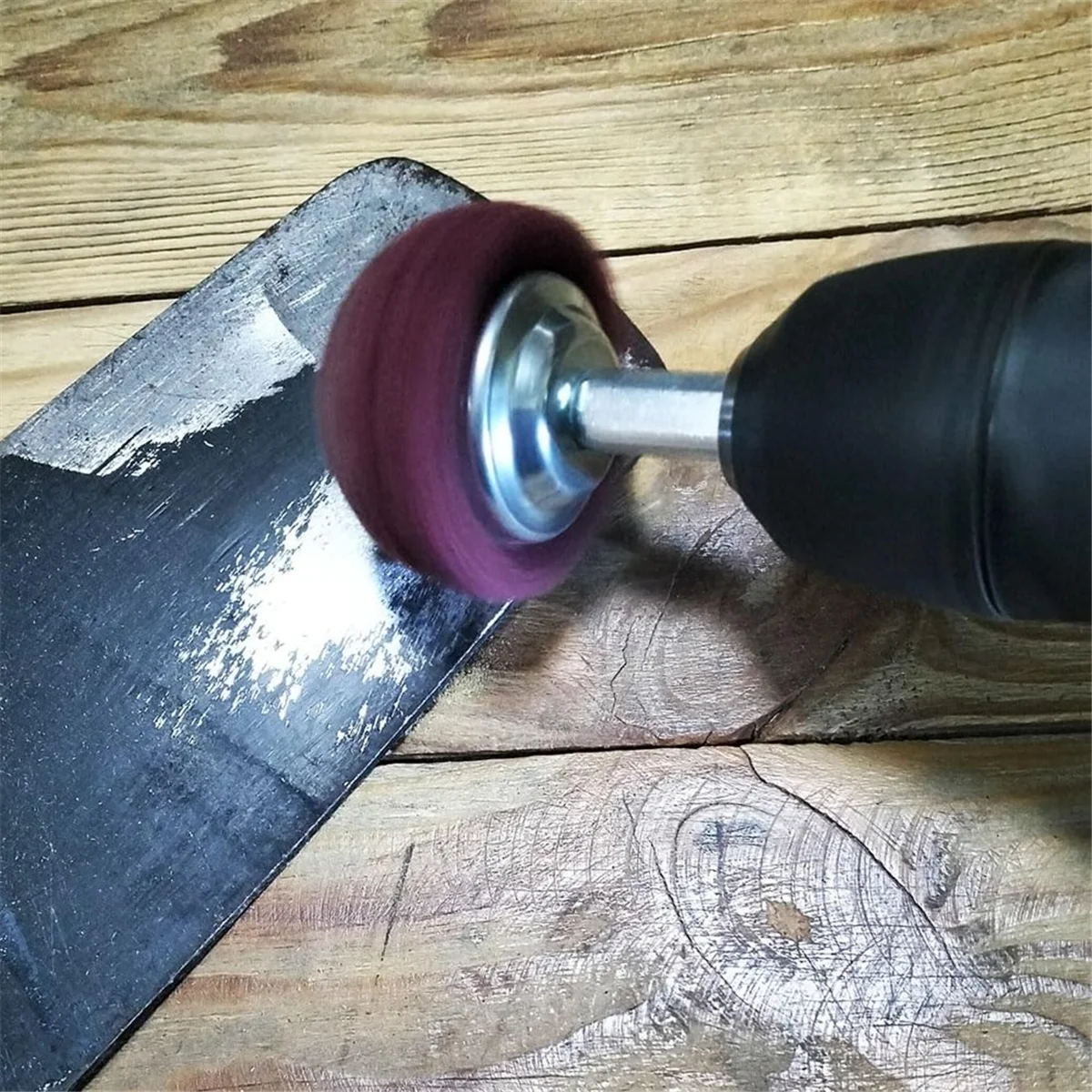 

AA98 9 шт. Чистящие подушечки, хвостовик 1/4 дюйма в форме полушарика, нетканые наборы для полировки и полировки для дрели, наборы для полировки дрелей