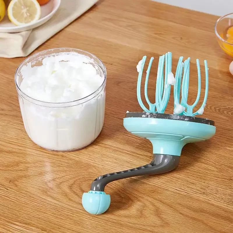 Multifunctional Manual Whisk Semi-automatic Egg White Cream Cake Egg Hand Mixer Hand Crank Beater Household Ferramentas Cocina view 3