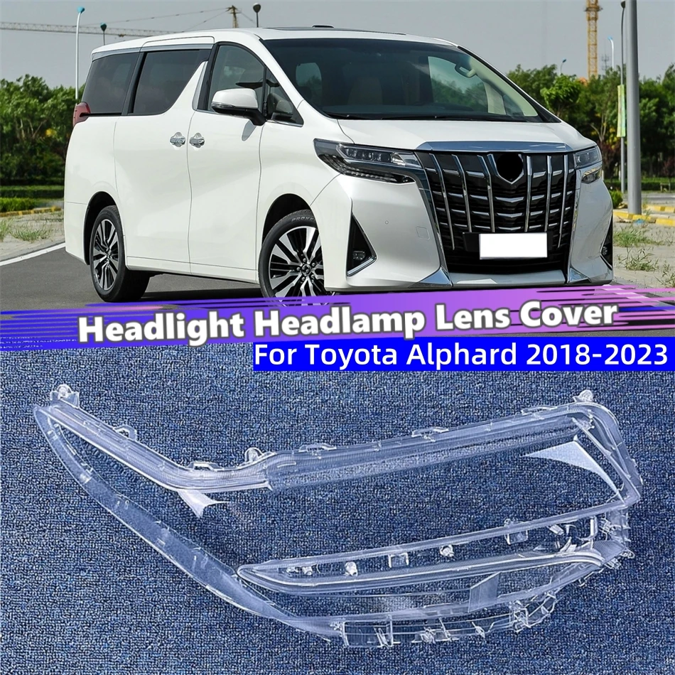 

For Toyota Alphard 2018 2019 2020 2021 2022 2023 Automotive Accessories Dust Cover For Headlights Glass Headlights