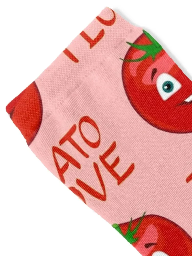 I Love Tomato - I love tomato Socks moving stockings Non-slip gifts christmass gift Socks Girl Men's