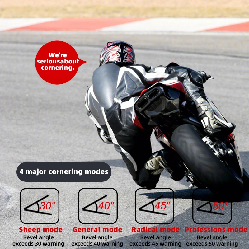 

Front Rear View 4K 1080P Real-timetire Pressure Emergency Accident Lock Wifi Wireless Motor Dvr Dash Motorcycle Recorder Camera