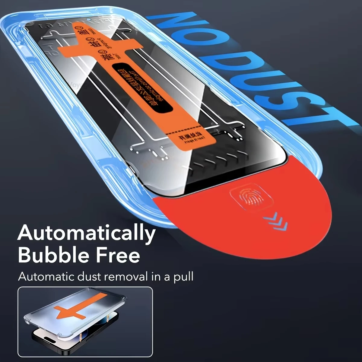 1-5 SZT. Folia Ochronna na Ekran z Funkcją Odblokowywania na Podstawie Odcisku Palca i Ochroną Prywatności do Samsung Galaxy S26 S25 S24 Ultra S23 S22 Plus, Szkło Hartowane Anty-Spy — zdjęcie produktu 3
