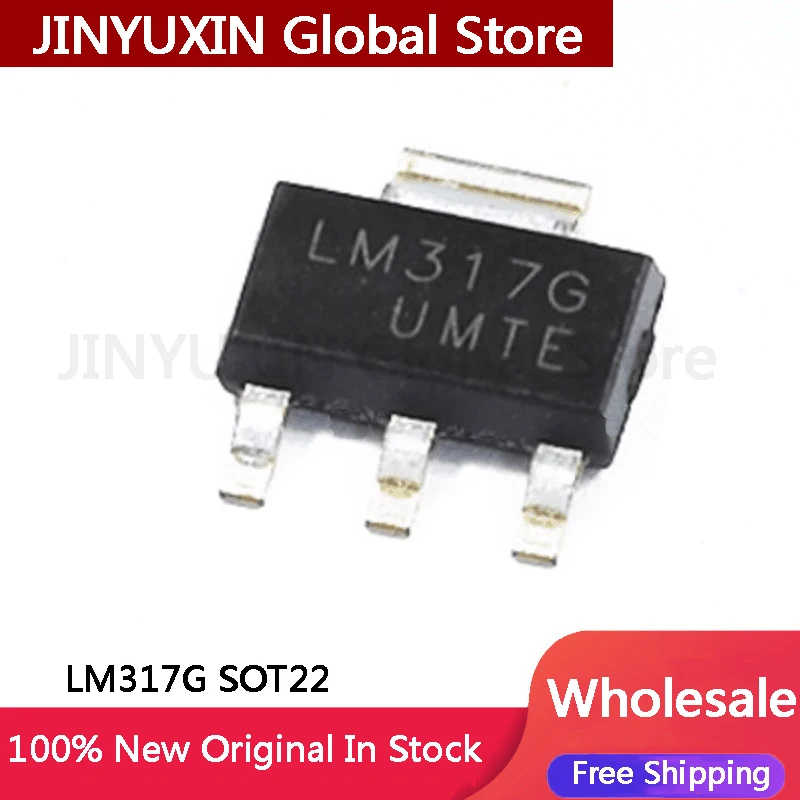 10-100PCS LM317G SOT223 LM317K LM317 SOT-223 317 SOT SMD New and Original IC Chipset Wholesale