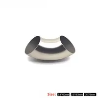 90 Degree Bend Elbow Pipe 201 Stainless Steel tube curve pipe OD 60mm 63mm 76mm
