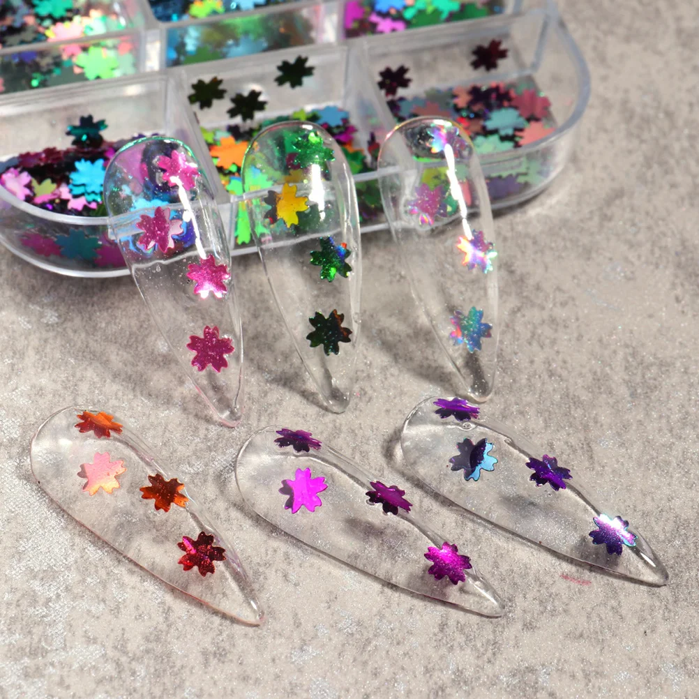 

Sequin Nail Stickers Fashion Manicure Decals DIY Decorative Tips Art Supplies Salon Tools Elegant Design Party Event
