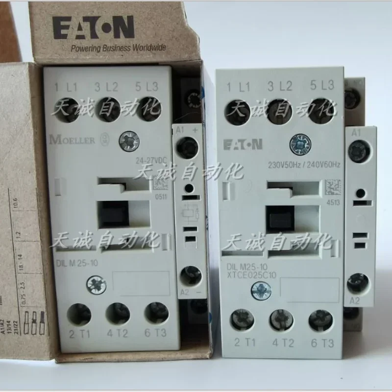 2025 الأصلي إيتون الأميرالية مولر مولر المقاولين DILMC25-10 M25-01 220V/24VDC/AC #2