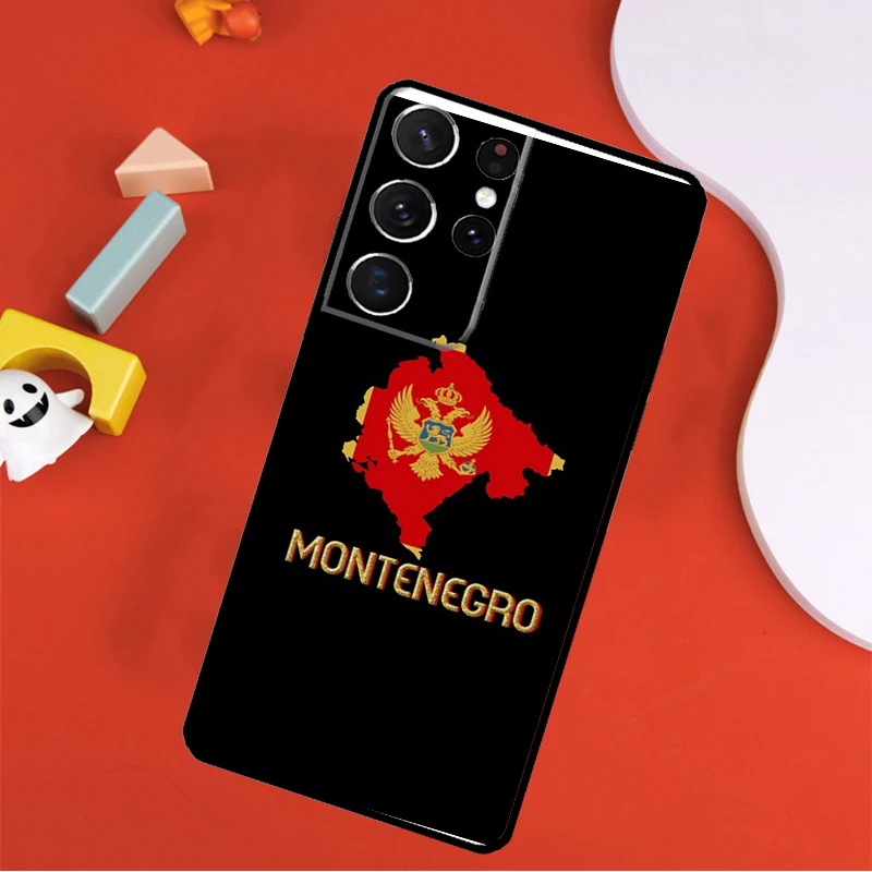 Montenegro Flag Phone Case For Samsung Galaxy S23 S20 FE S8 S9 S10 S21 Plus Note 10 Note 20 S22 Ultra Cover