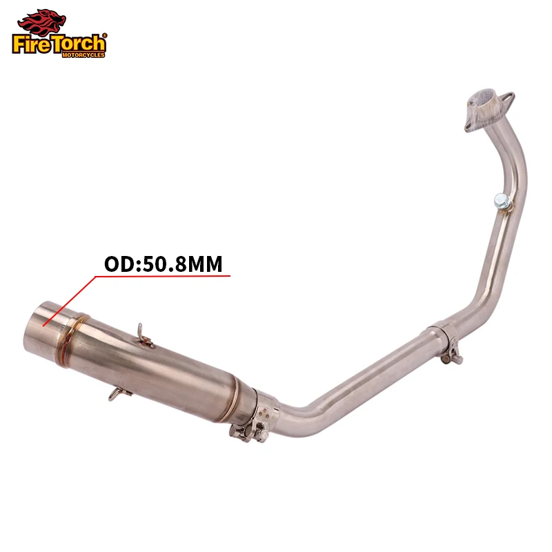 Slip For HONDA CBR125 CBR125R CB125R CBR 125R CB 125 2017 - 2021 Motorcycle Exhaust Muffler Escape Moto Modify Front Link Pipe