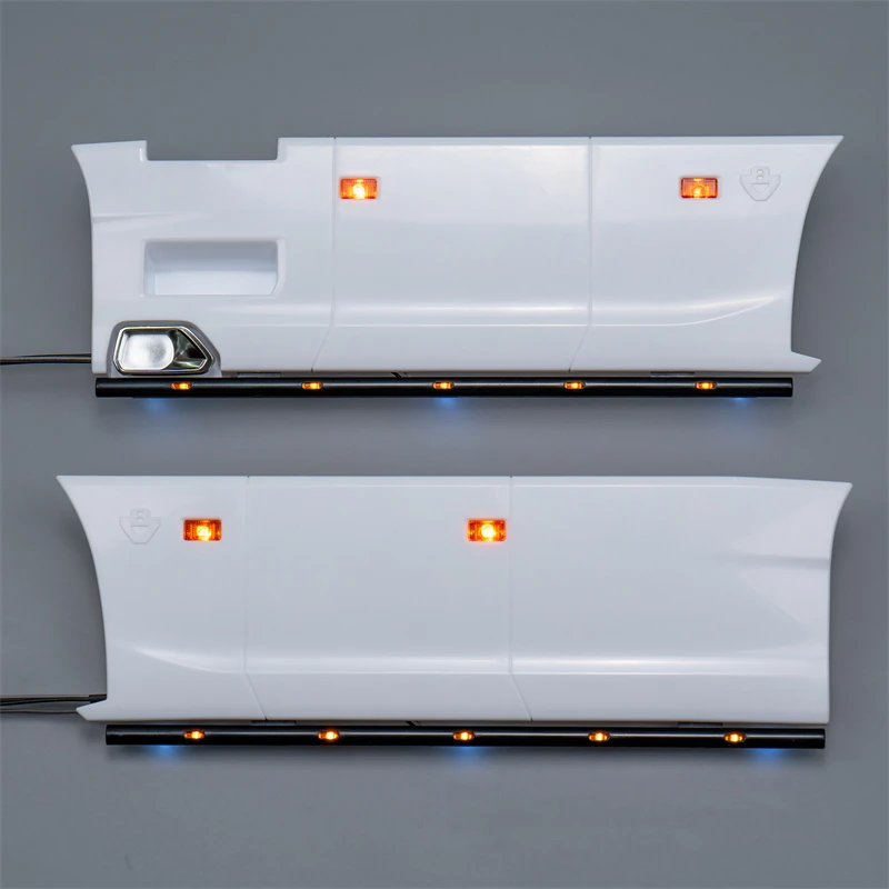 Accessori per luci della gonna laterale a LED per 1/14 Tamiya RC camion rimorchio ribaltabile Scania 770S 4x2 56379 parti di automobili fai da te