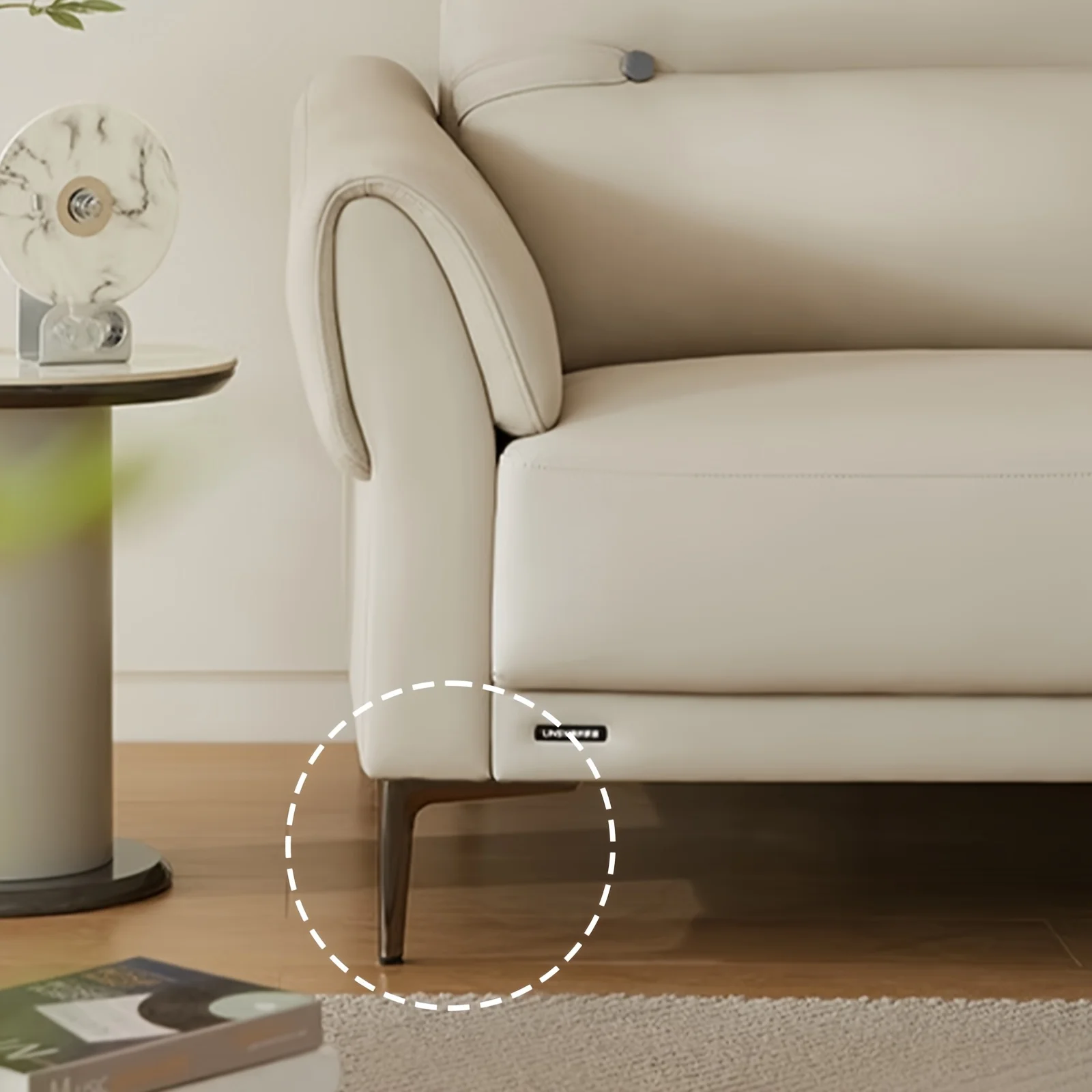 4 PCS  furniture leg sets, metal replacement sofa legs, modern storage stool legs, suitable for dressing tables, and sofas image 6