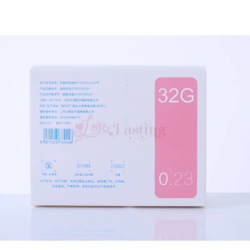 25pcs 18G 25G 27G 30G 31G 32G 34G Disposable Sharp Needle for Hyaluronic Acid Sterile Stainless Steel Tattoo Needles