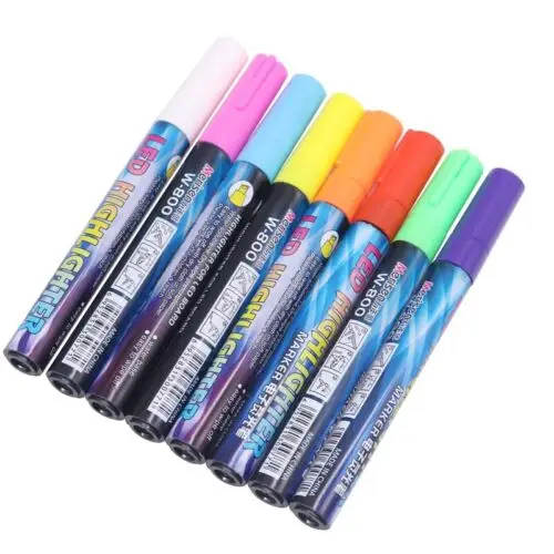 1Pcs LED Highlighter Marks Pen Queen Bee Marker Beekeeping Tools Variuos Colors