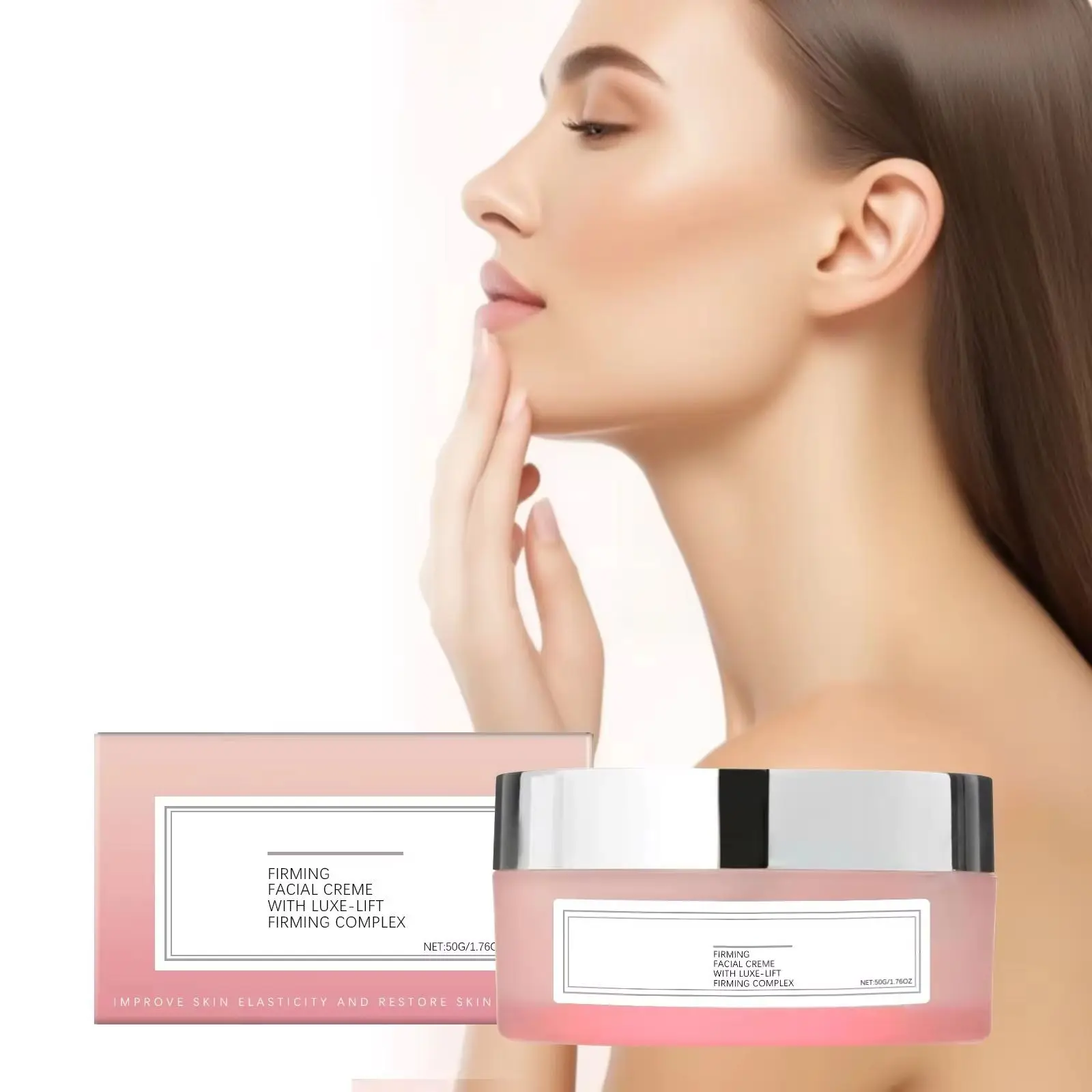 

AH-8 Neck Cream Firming Tightening with Collagen Hyaluronic Acid Lifting Sagging Skin Jawline Anti-Aging Moisturizer Face Cream