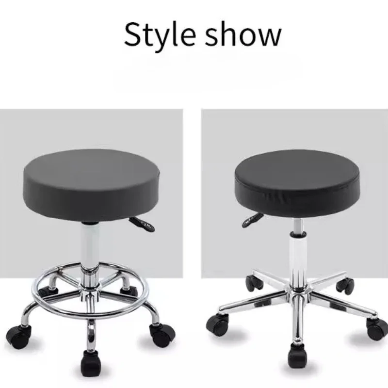 Fotel fryzjerski 360 °   Obrotowe Regulowane Krzesło Fryzjerskie Modny Wygodny Stołek Lustro Salon Fryzjerski Barber Shop Krzesło Barbera