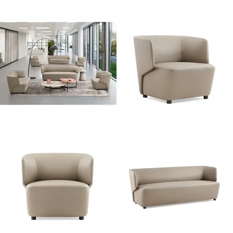 Leather Sofa Set for Living Room Modern 1+2+3 Piece Italian L Shape Luxury Leather Sofa Furniture