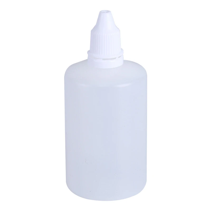 50pcs Eye Drop Bottles Empty Eyedrops Vial with Lid Plastic Dropper Bottle Squeezable 3ml 5ml 10ml 15ml 20ml 30ml 50ml 100ml