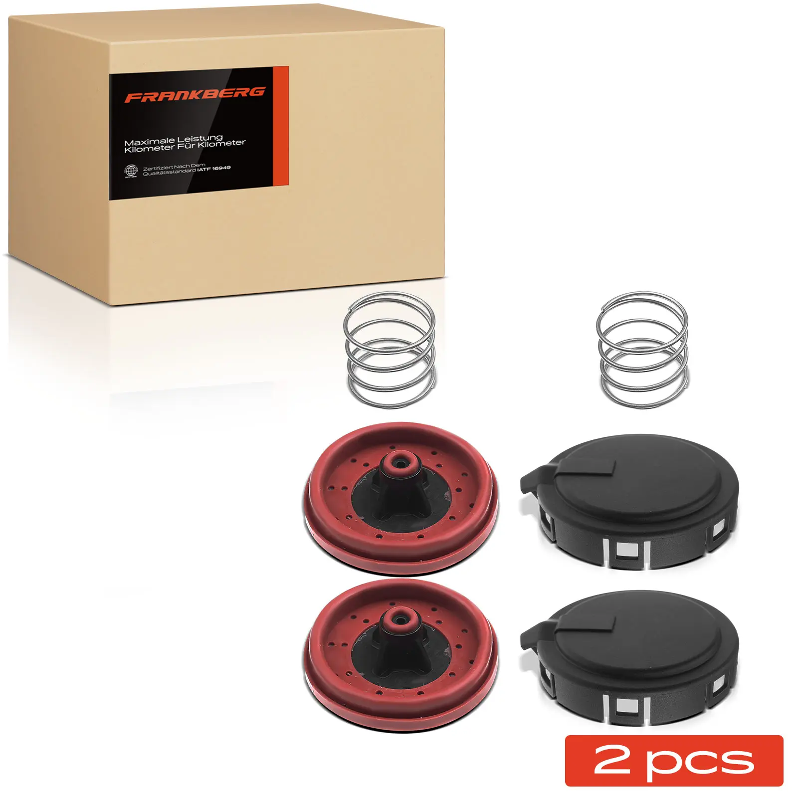 Frankberg 2x Klep Carterventilatie voor BMW E60 E61 E63 E64 E64 E66 E66 E67 X5 E53 E70 11127547058
