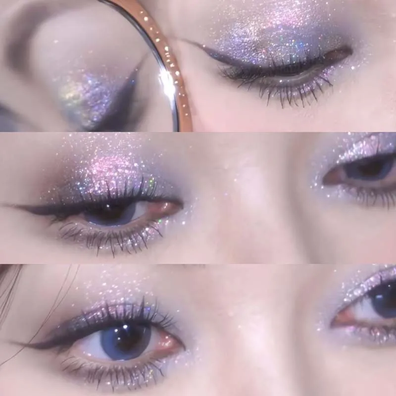 21-Color Chameleon Flashing Eyeshadow Palette Cold Moon Multi-functional Matte Shimmer Glitter Pigments Long-lasting Makeup