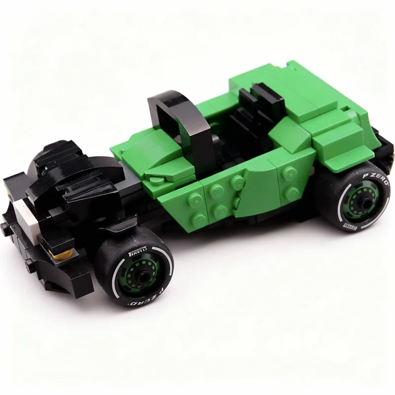 

216pcs MOC Kicking Cool HOT ROD City Champions Model Building Blocks Construction Toy Christmas Gifts DIY Creative Idea Birthday