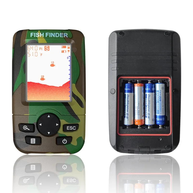 Portable Intelligent Sonar Detector, Precise Fish Location Tracking Equipment for Field Fishing Various Specifications to Choose