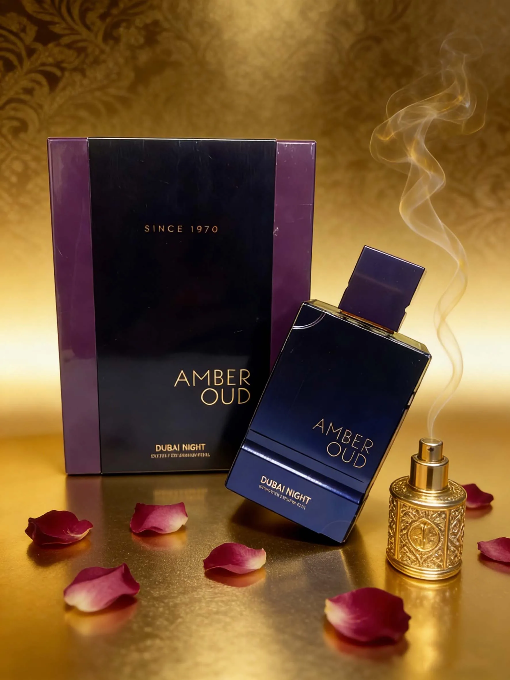 

Amber Oud Dubai Night Fragrance for Men: Premium Dark Design, Long-Lasting Aroma for Evening Wear
