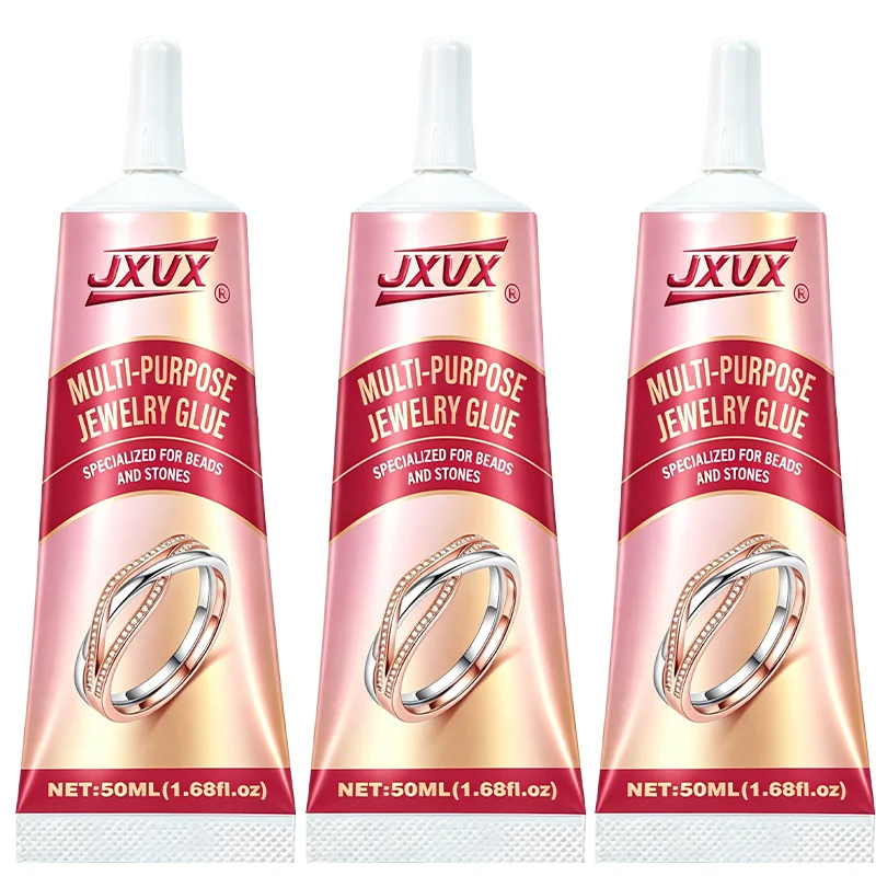 1-3 Peças de Adesivo para Joias de 50ml, Cola para Strass de 50ml para Artesanato, Adesivo Transparente para Joias de Diamante, Gel Super Forte para Tecido