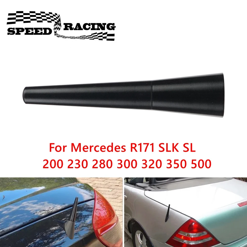 Car Short Mast Antenna Aerial Decorative For Mercedes R171 SLK SL 200 230 280 300 320 350 500