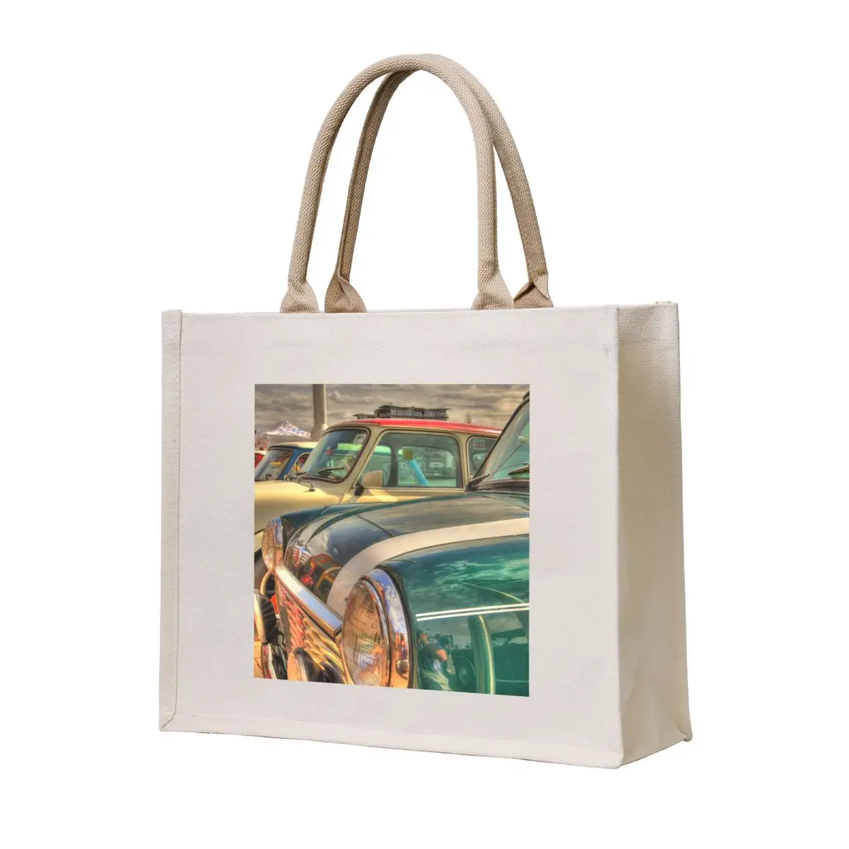 

Lincoln Classic Car Day Tote Bag Handbags Big bag Canvas bag for women