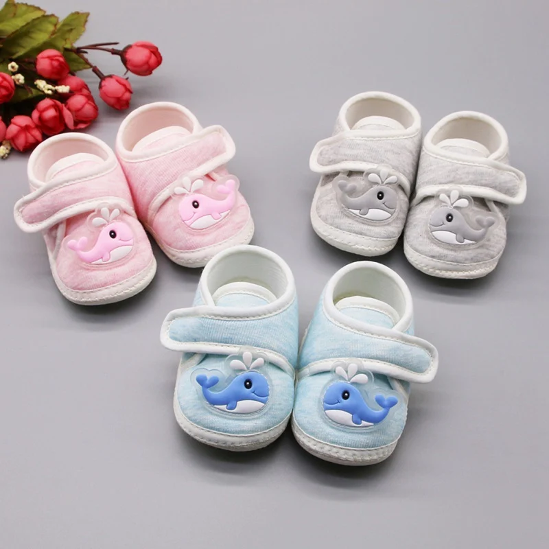 

Baby Girl Boy Shoes Cartoon Pattern First Walkers Newborn Baby Shoes Infant Toddler Baby Shoe Flats Soft Prewalkers