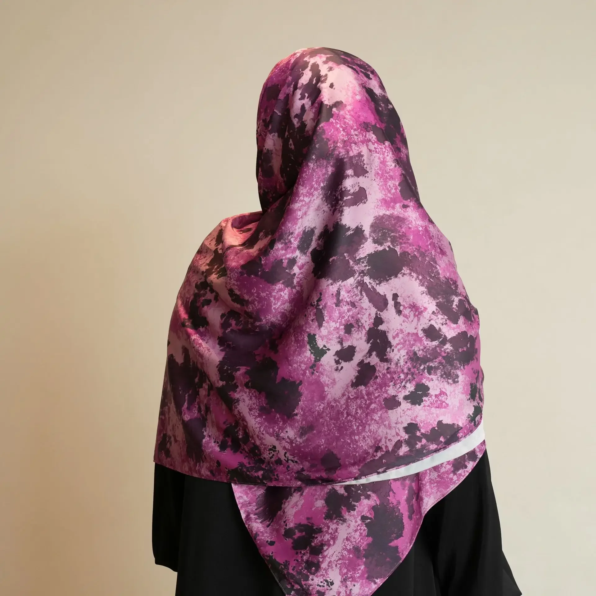 Écharpe Hijab en Satin et Mousseline de Soie pour Femme, Turban de Sauna, Châle du Ramadan, Nouveau Design