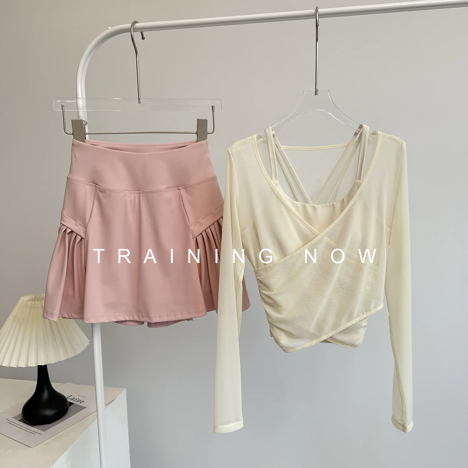 

Sports suit for women summer new high-end professional training yoga wear fashionable badminton tennis fitness skirt