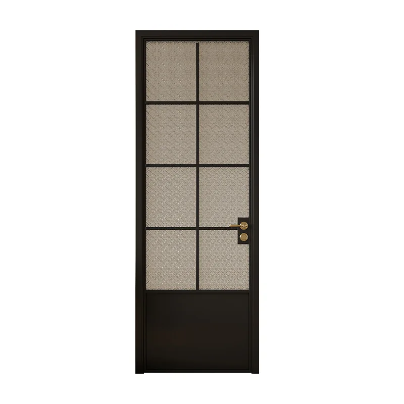 

Чрезвычайно узкая распашная дверь для унитаза, легкая роскошная ванная комната, дверь из закаленного стекла для унитаза, простая современная бытовая дверь для ванной комнаты