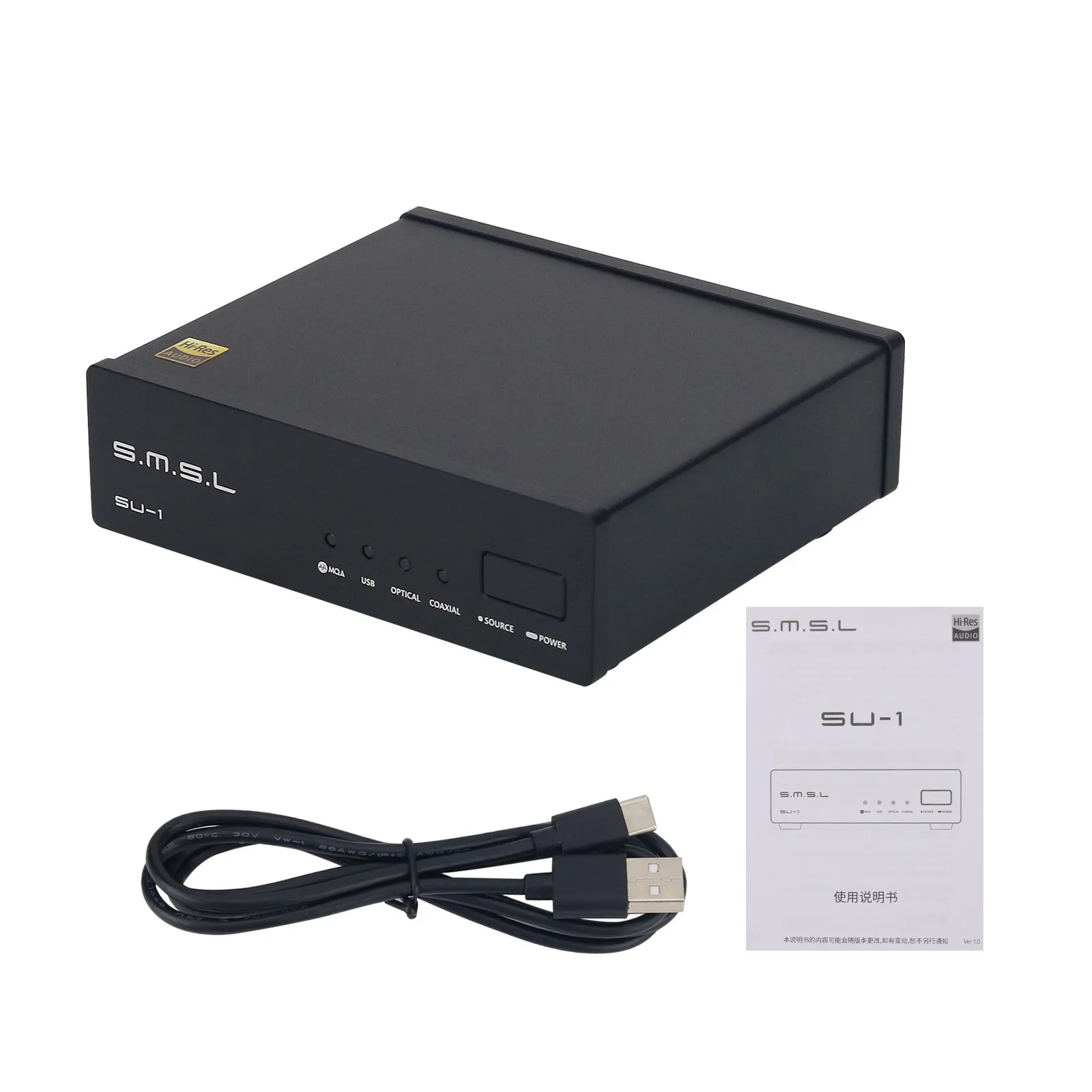 SMSL SU-1 AK4493S décodeur Audio haute résolution Transmission asynchrone passionnés HiFi DAC MQA pour XMOS XU316 SMSL SU-1 AK4493S décodeur Audio haute résolution Transmission asynchrone passionnés HiFi DAC MQA pour XMOS XU316