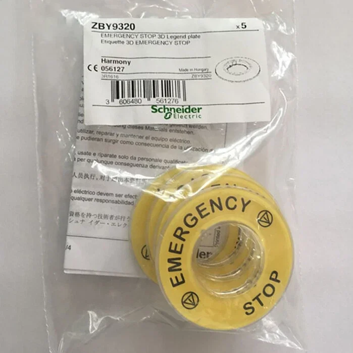 5-piezas-zby9320-soporte-para-senalizacion-de-parada-de-emergencia-Ø60-plastico-amarillo-con-marca-emergency-stop
