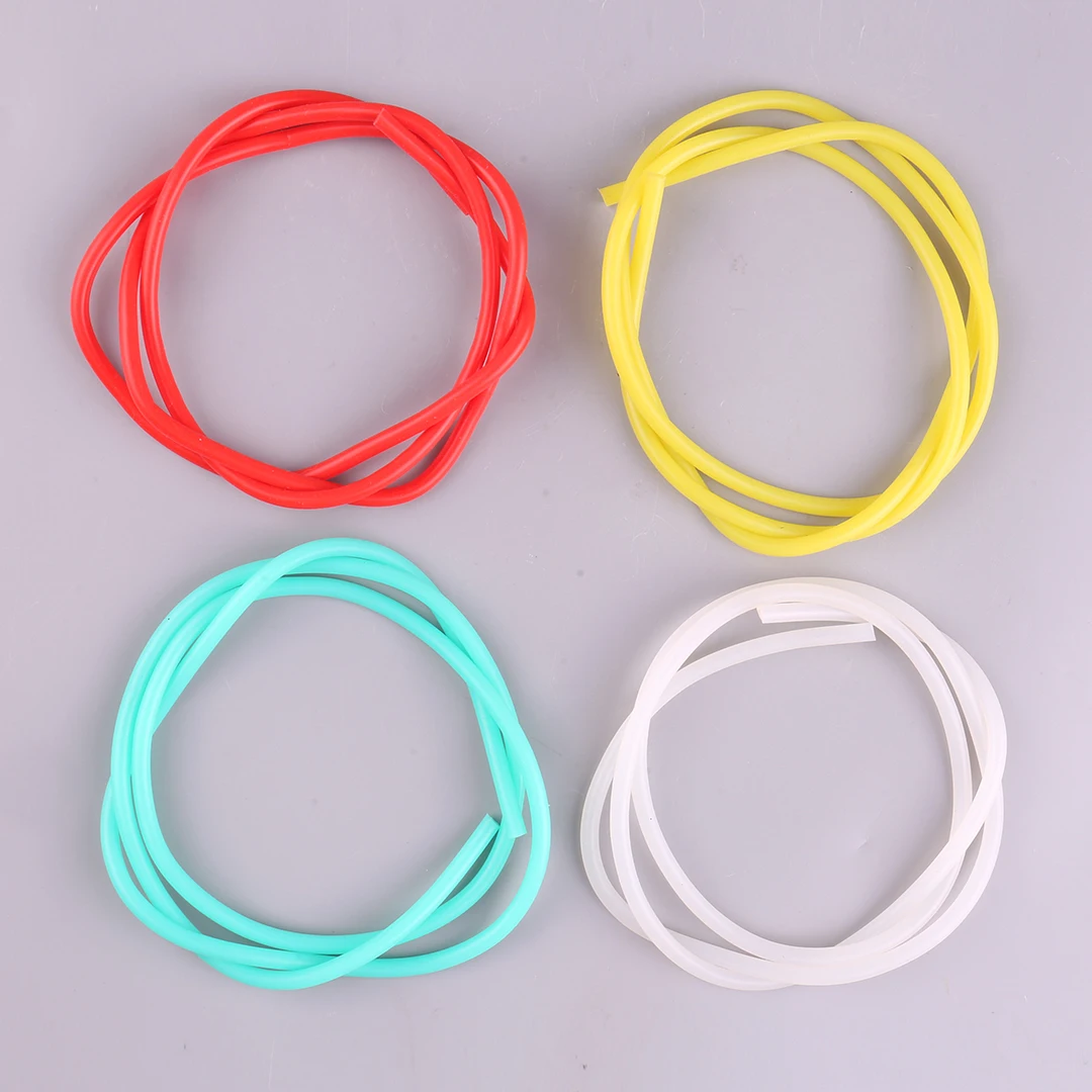 Colored Fuel Oil Pipe for Model Airplane Toy Remote Control Aircraft Methanol Silicone Rubber Fuel Tank Tube Aircraft Accessory