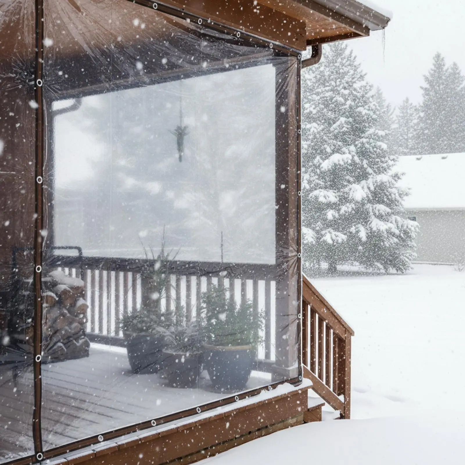 أغطية حظيرة الدجاج لشتاء معزول الظل مقاوم للماء الدفيئة قماش القنب للبستنة الشتاء سقيفة فناء سقف خيمة الغرفة الخارجية