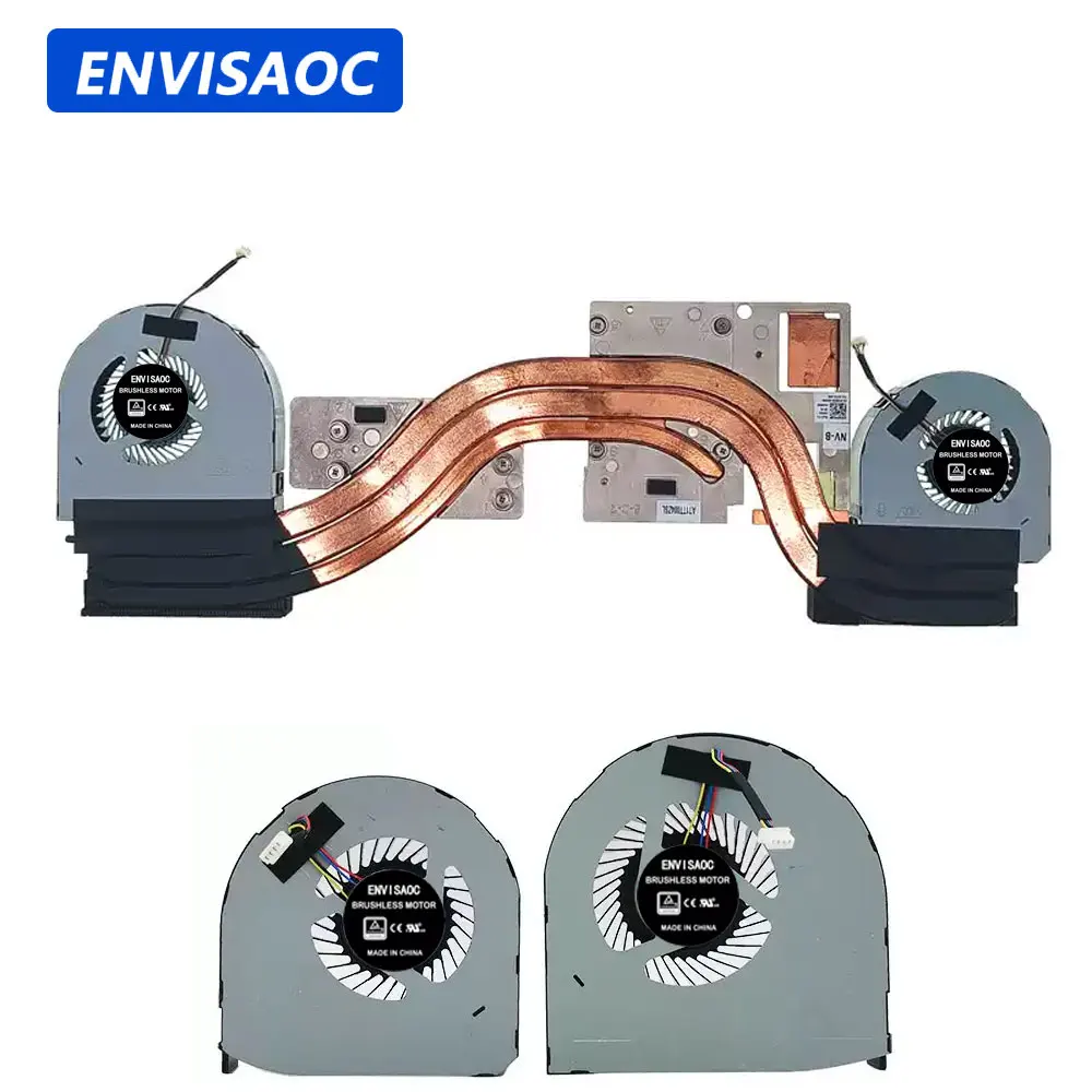 Ventilador de Refrigeración para CPU y GPU de Laptop Dell Precision 7710 7720 M7710 M7720 P29E, OEM, 055MXD AT1TT004ZSL