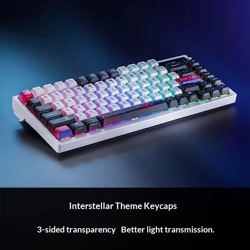 ROG AzothX Mechanical Keyboard 8K Oled Display Screen Control Three Mods Low Delay RGB Keyboard Gasket Hot Swap Pc Accessories