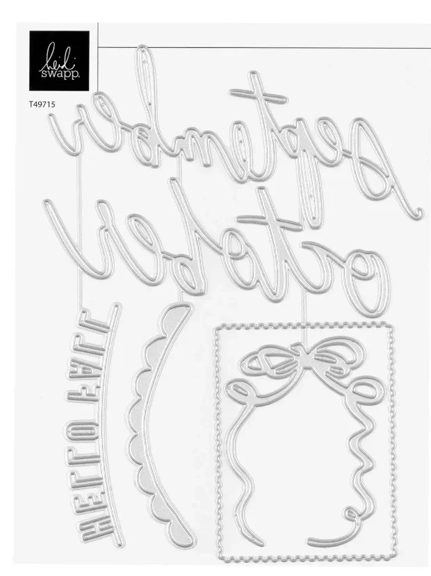Box Ribbon and Tag Stamps 2025 New Metal Cutting Dies For DIY Scrapbooking Crafts Maker Photo Album Template Handmade Decoration
