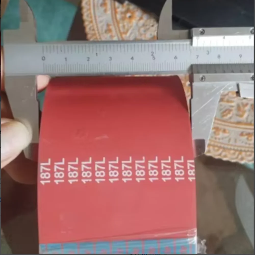 L-type 187L Wear-Resisting Rubber Timing Belt Vacuum Draw Down Belts for packing VFFS Machine