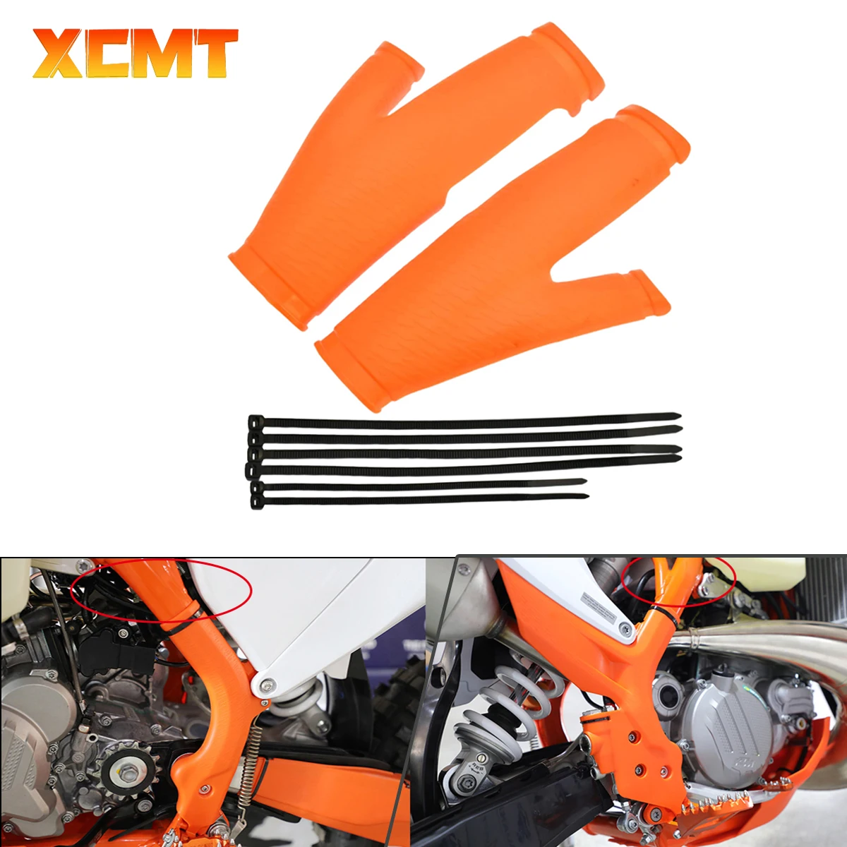 

NEW Motorcycle Plastic Frame Cover Guards Protector For KTM SX SXF XC XCF EXC EXCF 125 150 250 300 350 450 500 2019-2020-2023