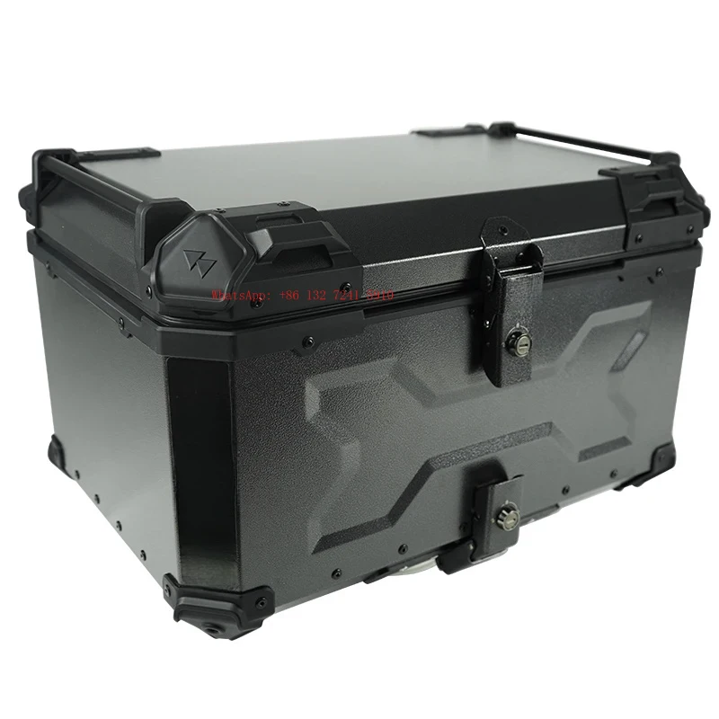 

Hongsheng Products Factory Direct Sales 65L Motorcycle Aluminum Alloy Tail Box Suitable for Locomotive Scooter