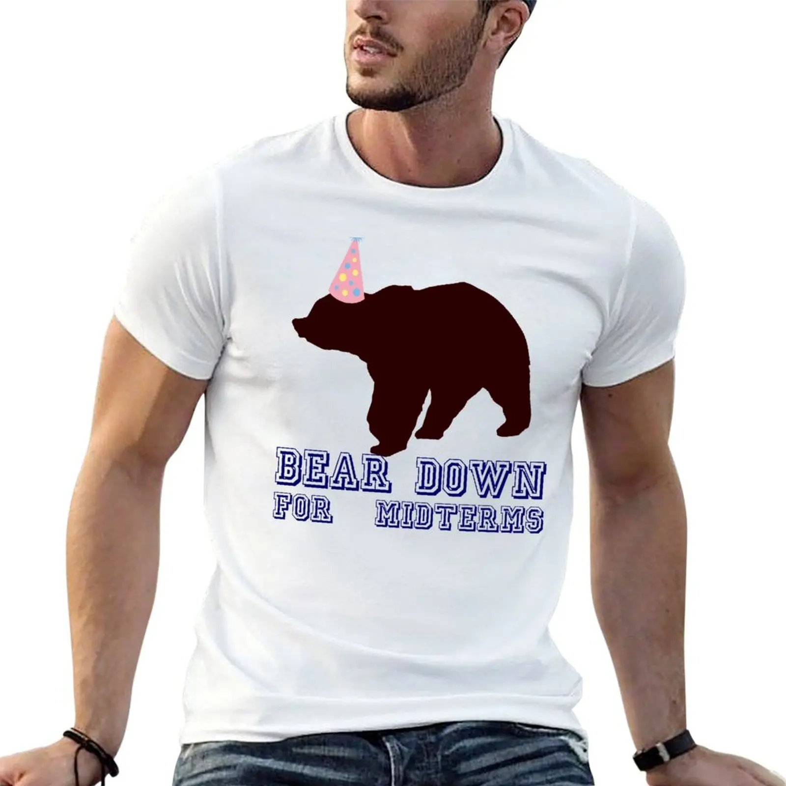 

For Midterms tees man Bear T-Shirt for with t graphic prints t Down shirts shirts