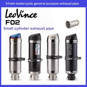 Leovince-motorcycle exhaust, motorcycle exhaust with DB Killer, Z1000, Z900, GSR600, FZ6N, R1, R6, R3, 51mm 7 Main Sales Better Escape - №7