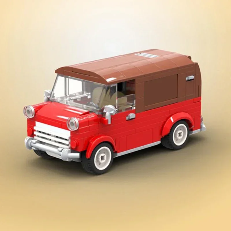 Modèle de voiture de ville, briques de construction Moc, transport classique, voiture MK1, technologie, blocs modulaires, cadeaux, jouets de Noël, ensembles de bricolage, assemblage