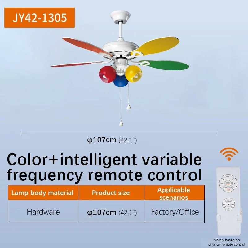 DEBBY Nordic LED Fan Light Modern Minimalism Restaurant Living Room Study Ceiling Fan Light Remote Electric Fan Light