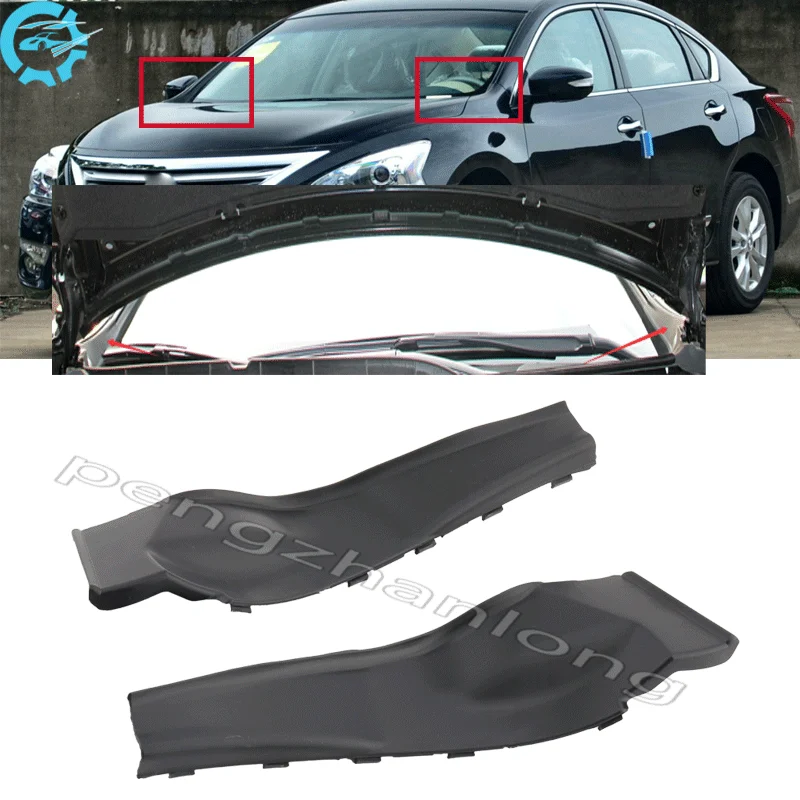 or Nissan TEANA ALTIMA J33 L33 2013 2014 2015 2016 2017 2018 Car Engine Hood Cowl Lid Bonnet Hinge Cover Water Deflector Plate